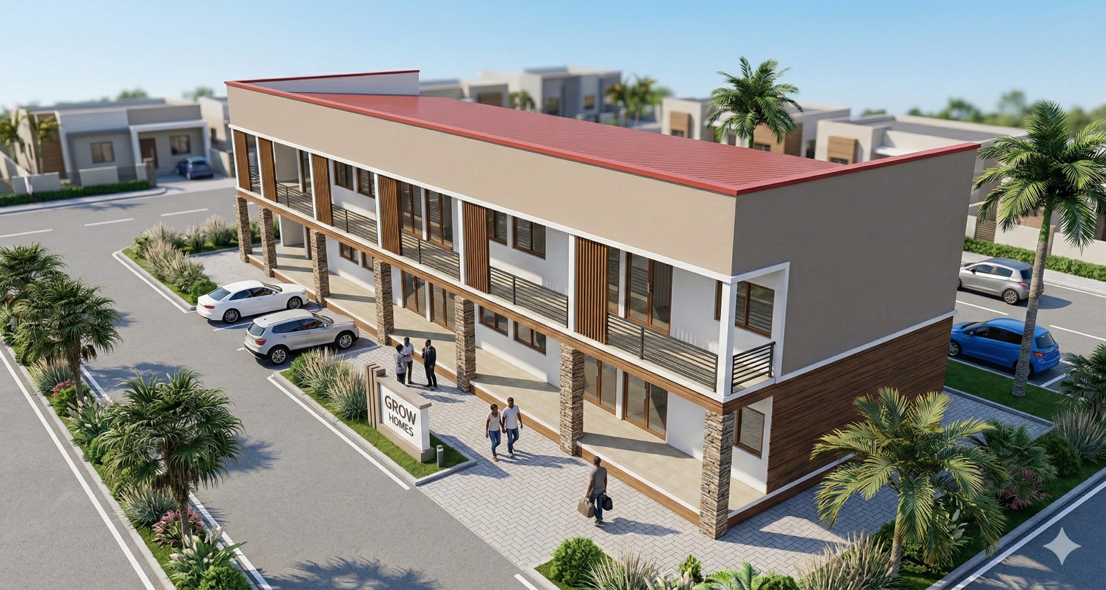 Progress on the Grow Homes commercial spaces